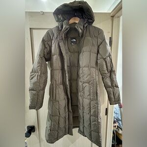 The North Face Olive Green Quilted Coat